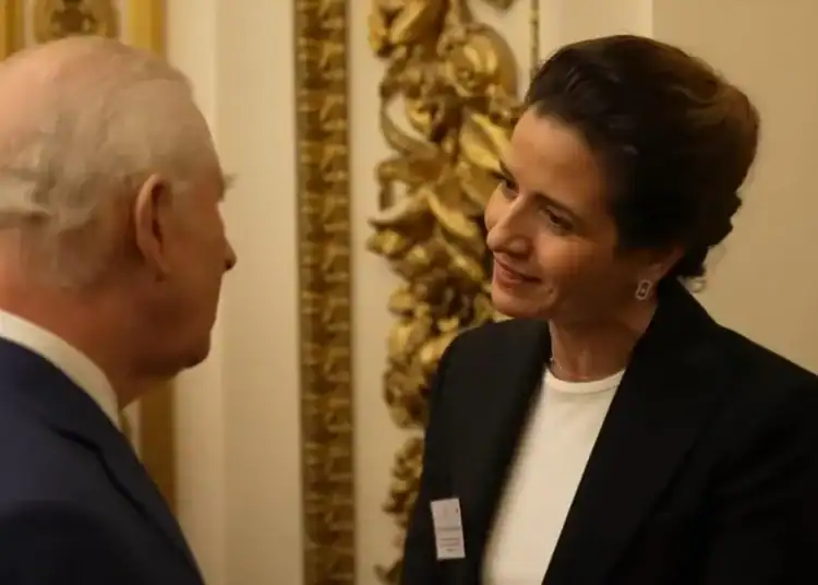 Le roi Charles III reçoit la ministre marocaine Leila Benali à Londres الملك تشارلز يستقبل ليلى بنعلي لبحث الأمن المائي والمناخ