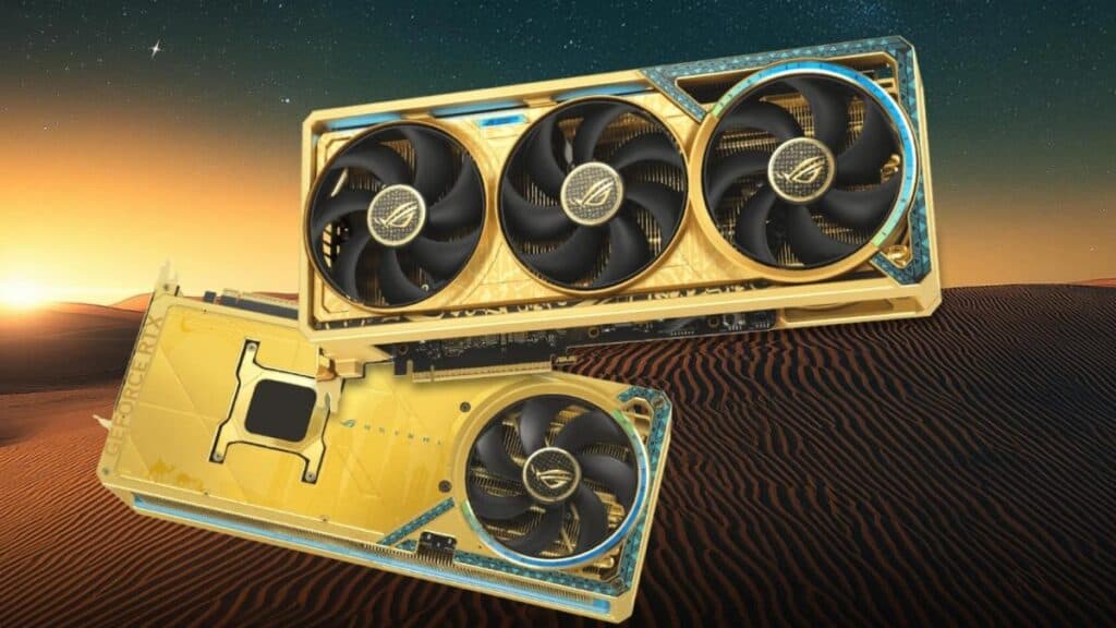 Asus تطلق بطاقة RTX 5090 الذهبية المخصصة للشرق الأوسط