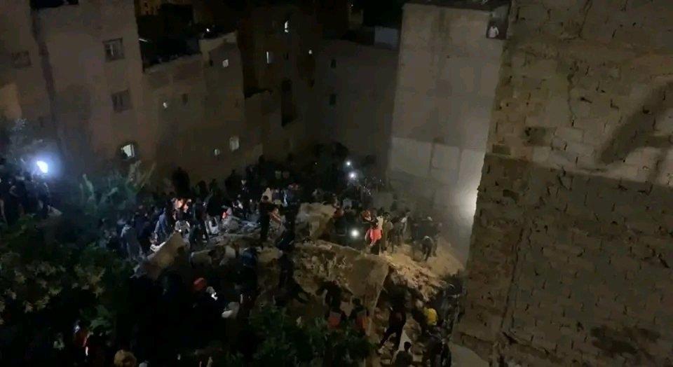 Fès : 9 personnes tuées et 7 blessées dans l’effondrement d’un immeuble de plusieurs étages فاس: وفاة 9 أشخاص وإصابة 7 في انهيار عمارة سكنية