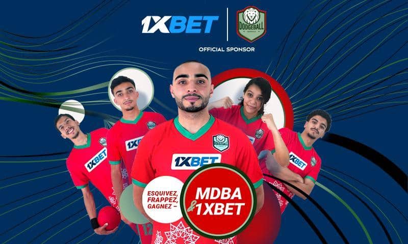 1xBet est le sponsor officiel de l’Association Marocaine de Dodgeball et le principal supporter des équipes nationales. 1xBet, sponsor officiel de l'Association marocaine de football de manœuvre – un nouveau partenariat pour soutenir le sport marocain