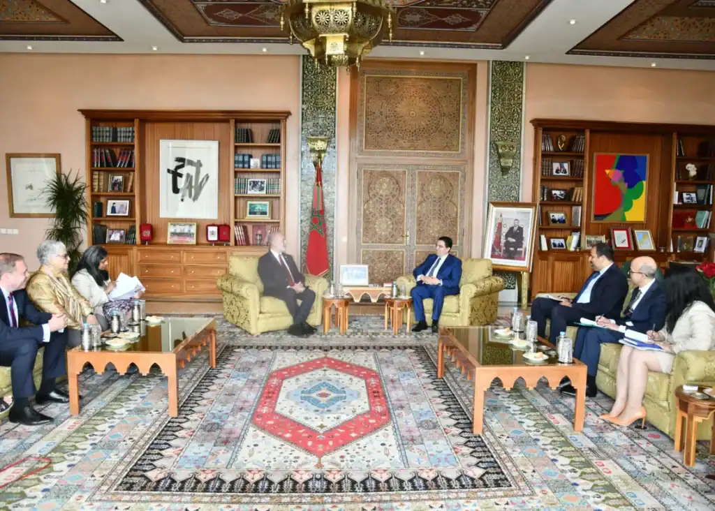 Une délégation parlementaire britannique rencontre Bourita à la suite du soutien historique de Londres à l’initiative d’autonomie بوريطة يستقبل وفدًا برلمانيًا بريطانيًا بعد دعم لندن للحكم الذاتي