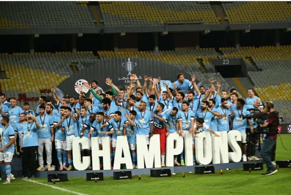 الشيبي والكرتي يمنحان بيراميدز لقب دوري أبطال إفريقيا