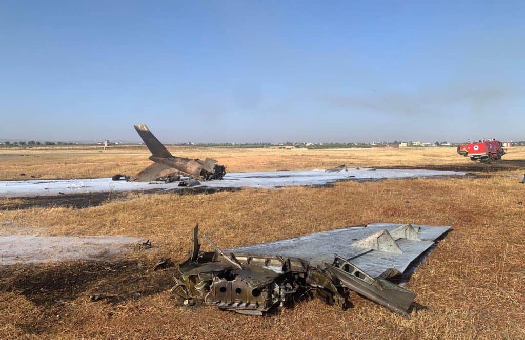 تحطم طائرة تدريب ومصرع ضابطين بمطار فاس-سايس