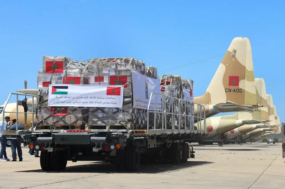 L’initiative royale de soutien à Gaza suscite une large reconnaissance internationale المبادرة الملكية لغزة تُحظى بتقدير دولي واسع
