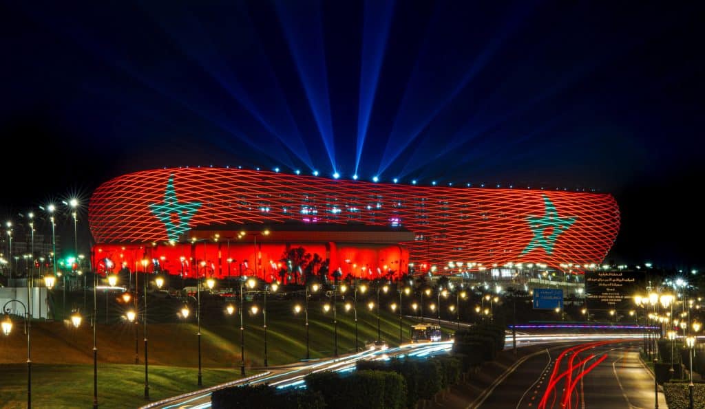 ملاعب المغرب تتحدى الأمطار في كان 2025