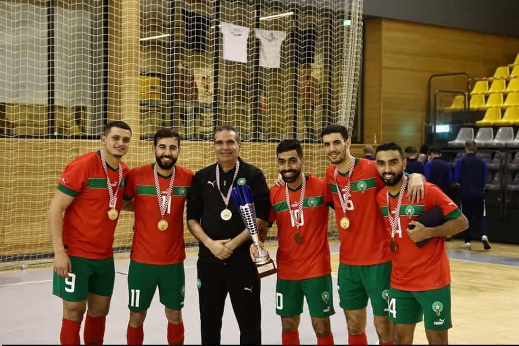 المنتخب المغربي للفوتسال يتوج بلقب كرواتيا ويسيطر على الجوائز