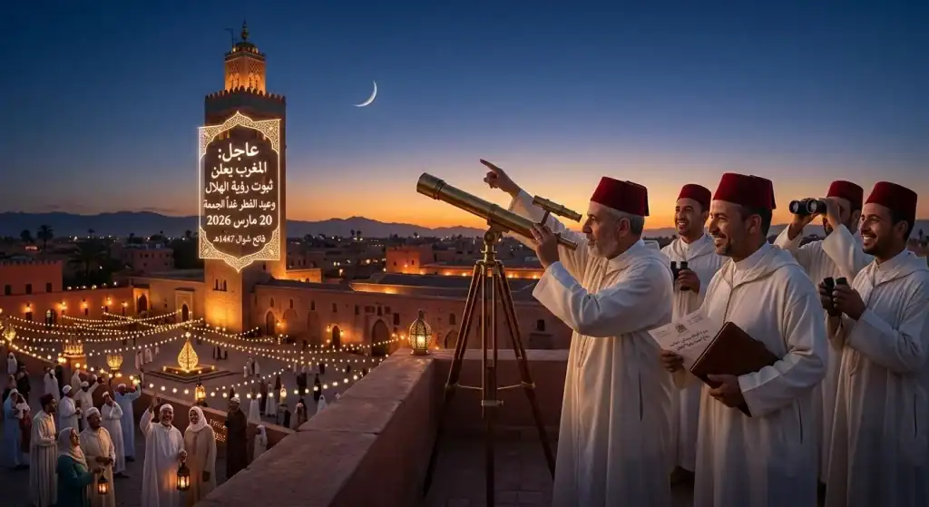 عيد الفطر المبارك يوم الجمعة 20 مارس 2026 بالمغرب
