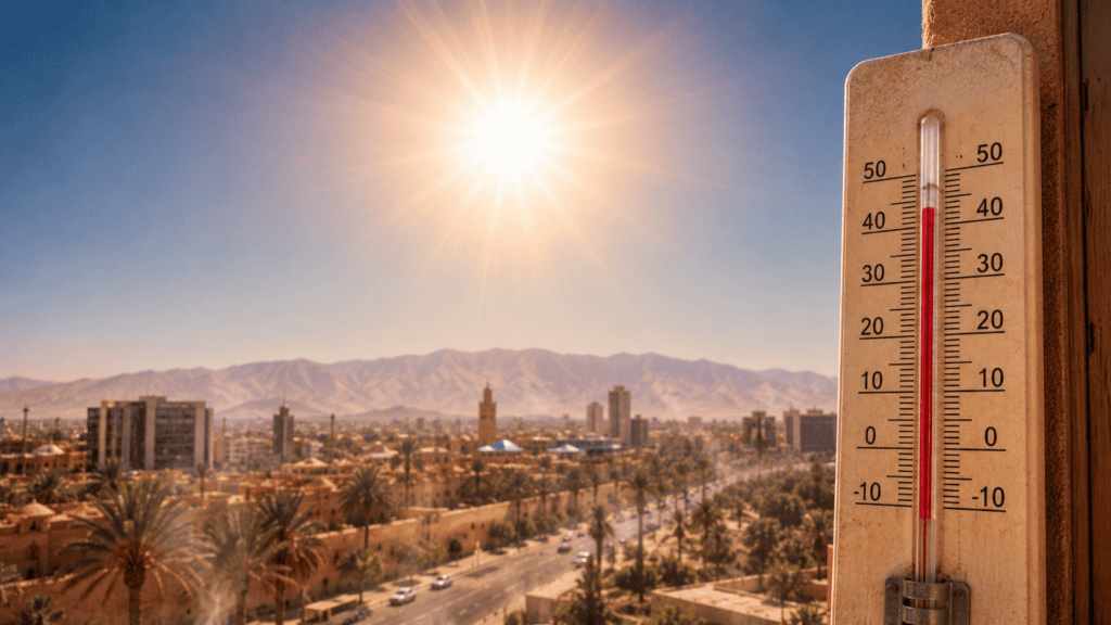 موجة حر بالمغرب ودرجات الحرارة تصل إلى 47 درجة