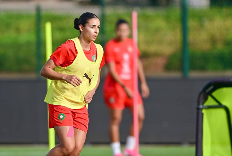 L’équipe nationale féminine marocaine poursuit sa préparation en vue du match contre le Kenya dans le cadre de la Coupe d’Afrique des nations المغرب يستعد لمواجهة كينيا في كأس إفريقيا للسيدات