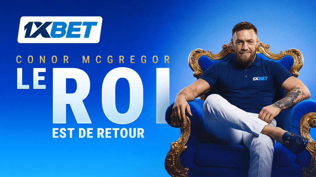 Le retour du roi : McGregor avec 1xBet | 1xBet