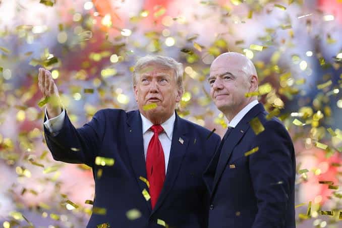 M. Trump propose la candidature de M. Infantino au poste de secrétaire général des Nations unies ترامب يقترح إنفانتينو لقيادة الأمم المتحدة