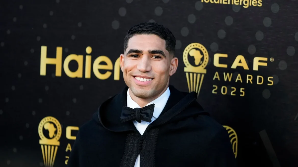 أشرف حكيمي أفضل لاعب أفريقي 2025 والمغرب يحصد أكثر الجوائز